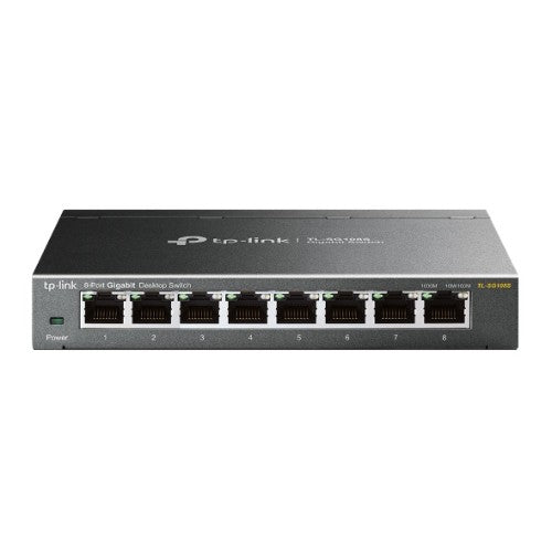 TP-Link Omada TL-SG108S network switch Unmanaged Gigabit Ethernet (10/100/1000) Black