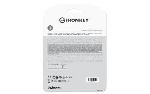 Kingston Technology IronKey 16GB USB-C Vault Privacy 50C AES-256 Encrypted, FIPS 197