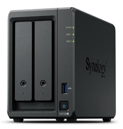 Synology DiskStation DS725+ NAS Ryzen Embedded R1600 4 GB DDR4 Black