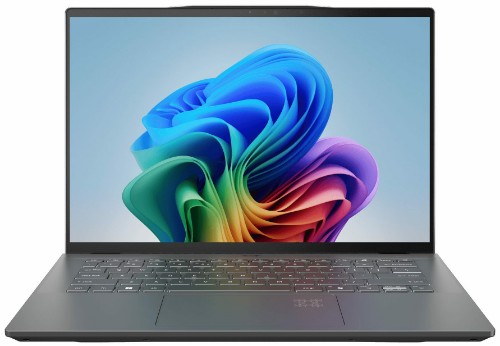 Acer Swift SF14-11T-X53K Copilot+ PC Snapdragon X1E-78-100 Laptop 14.5" Touchscreen WQXGA 16 GB LPDDR5x-SDRAM 1 TB SSD Wi-Fi 7 (802.11be) Windows 11 Home Gray