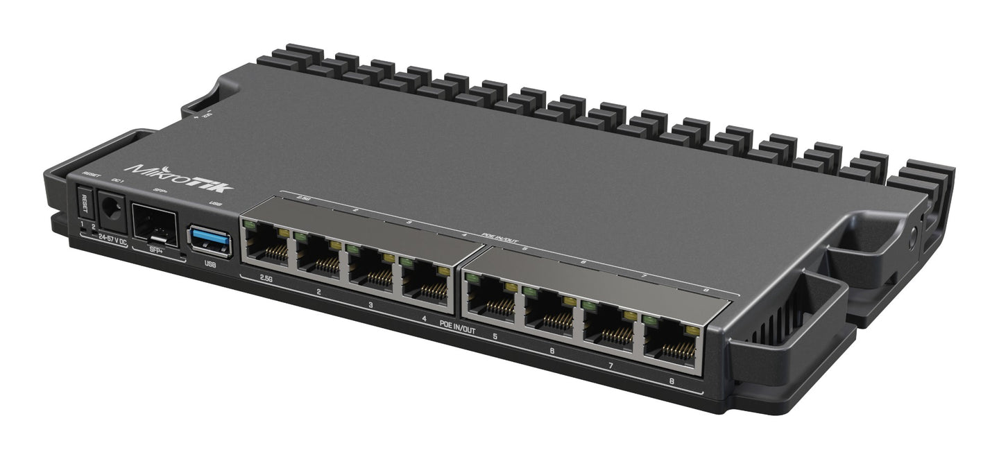 Mikrotik RB5009UG+S+IN wired router 2.5 Gigabit Ethernet Black