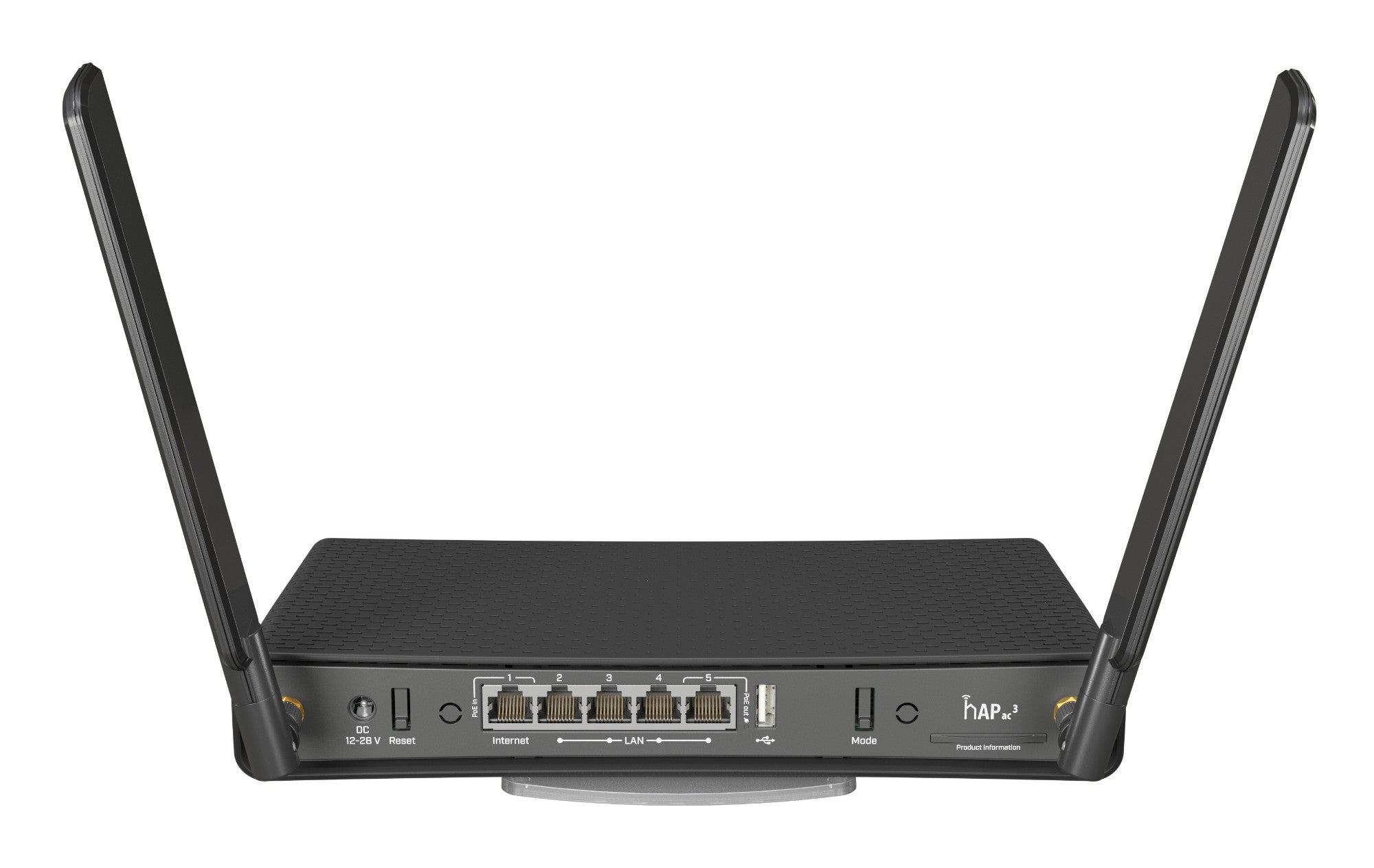 Mikrotik hAP ac³ wireless router Gigabit Ethernet Dual-band (2.4 GHz / 5 GHz) Black