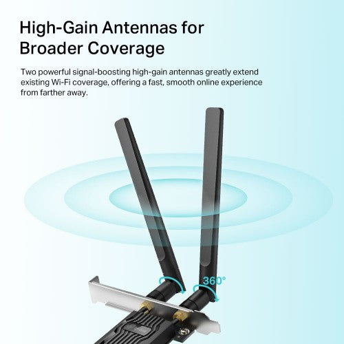 TP-Link Archer TX20E Internal WLAN / Bluetooth 1800 Mbit/s