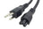 Honeywell 3007-4681-001 power cable Black C5 coupler