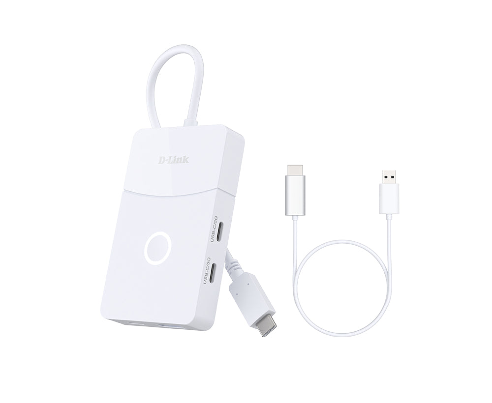 D-Link DUP-501 interface hub USB 3.2 Gen 1 (3.1 Gen 1) Type-C 5000 Mbit/s White