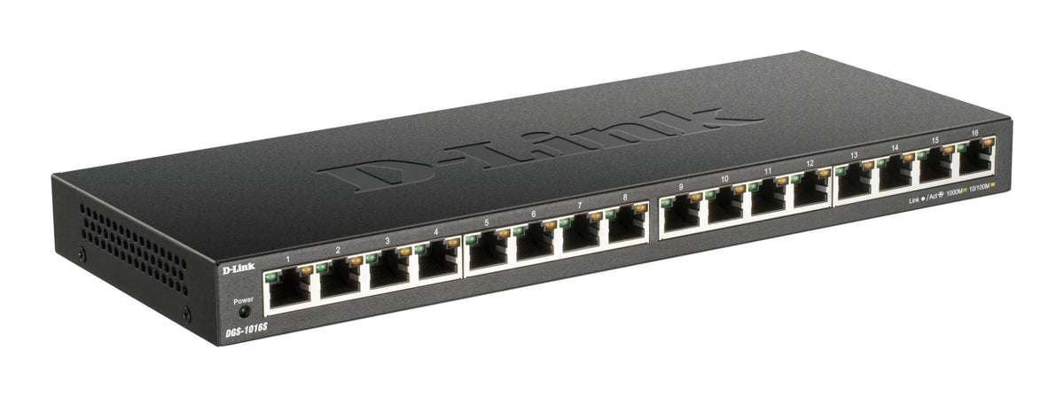 D-Link 16-Port Unmanaged Gigabit Ethernet Switch