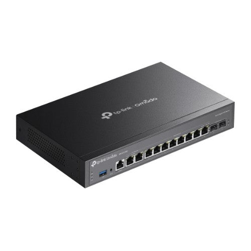 TP-Link Omada ER7412-M2 wired router 2.5 Gigabit Ethernet, Gigabit Ethernet Black