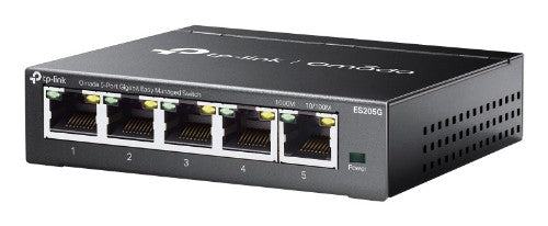 TP-Link Omada ES205G network switch Managed Gigabit Ethernet (10/100/1000) Black