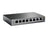 TP-Link TL-SG108PE Managed L2 Gigabit Ethernet (10/100/1000) Power over Ethernet (PoE) Black