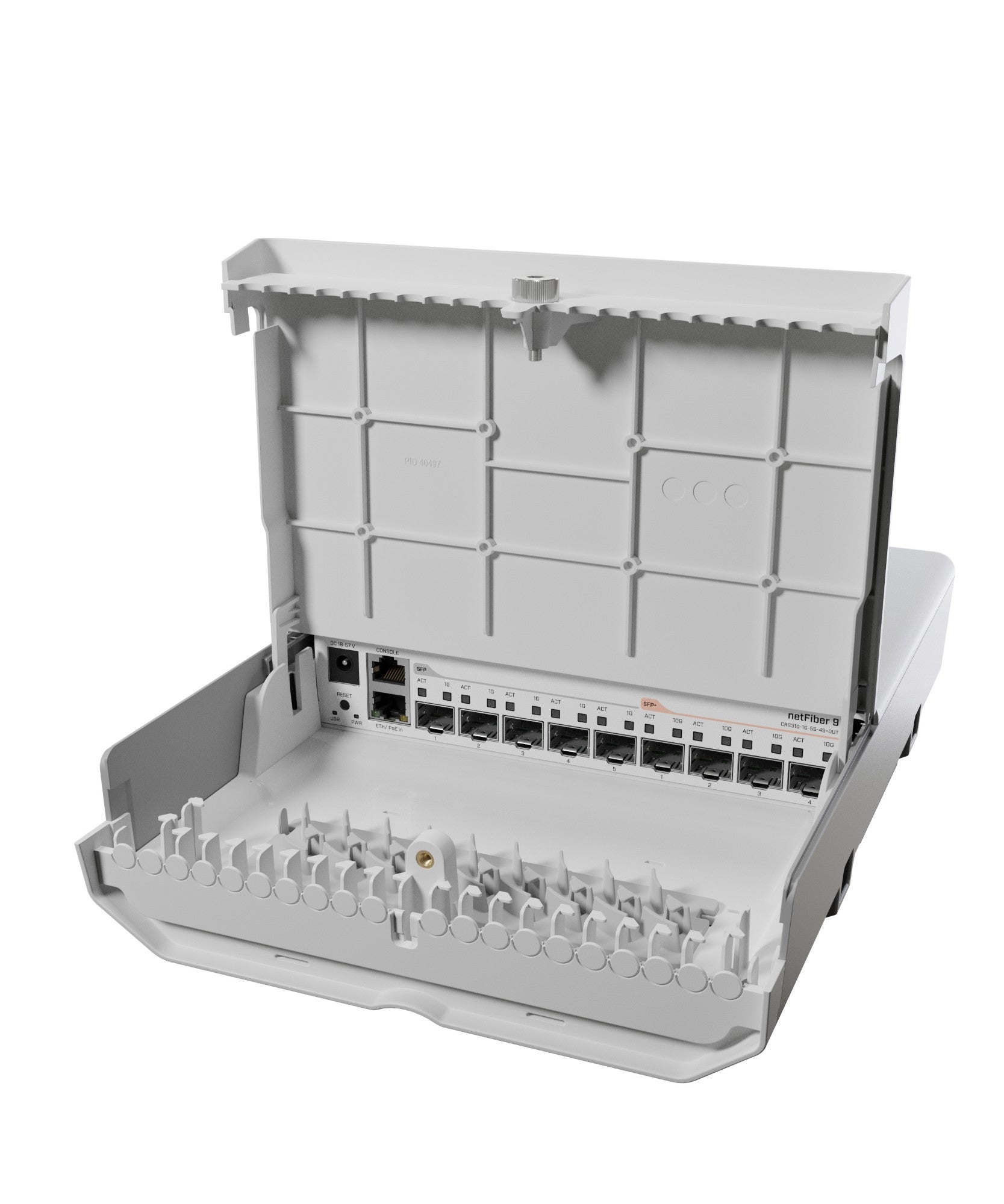 Mikrotik netFiber 9 Gigabit Ethernet (10/100/1000) Power over Ethernet (PoE) White