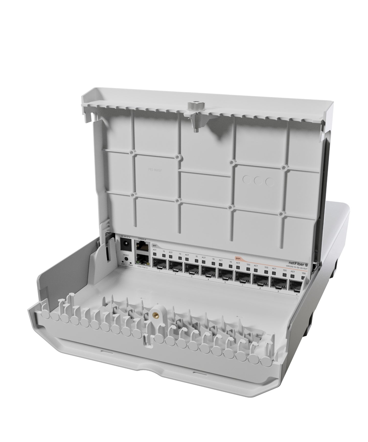 Mikrotik netFiber 9 Gigabit Ethernet (10/100/1000) Power over Ethernet (PoE) White