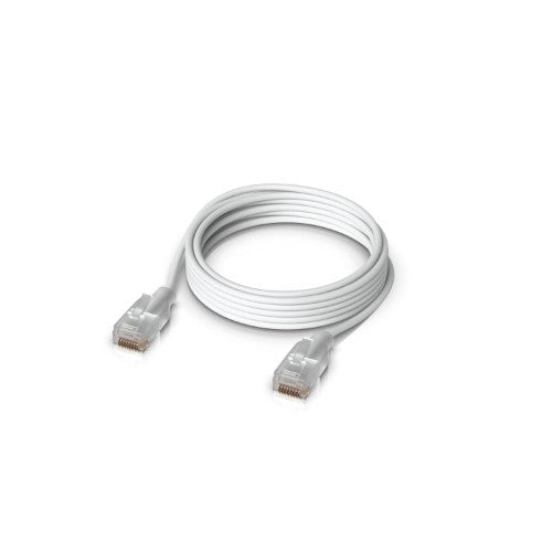 Ubiquiti UACC-Cable-Patch-EL-2M-W networking cable Translucent, White 78.7" (2 m) Cat6