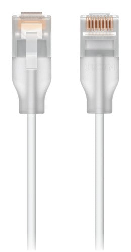 Ubiquiti UACC-Cable-Patch-EL-12M-W networking cable Translucent, White 472.4" (12 m) Cat6
