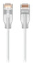 Ubiquiti UACC-Cable-Patch-EL-3M-W networking cable Translucent, White 118.1" (3 m) Cat6