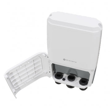 Mikrotik 100 Gigabit Outdoor Weatherproof Switch - CRS504-4XQ-OUT with UK adapter