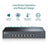 TP-Link TL-SX1008 network switch Unmanaged 10G Ethernet (100/1000/10000) 1U Black