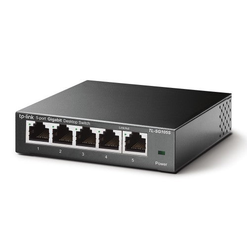 TP-Link TL-SG105S Unmanaged Gigabit Ethernet (10/100/1000) Black