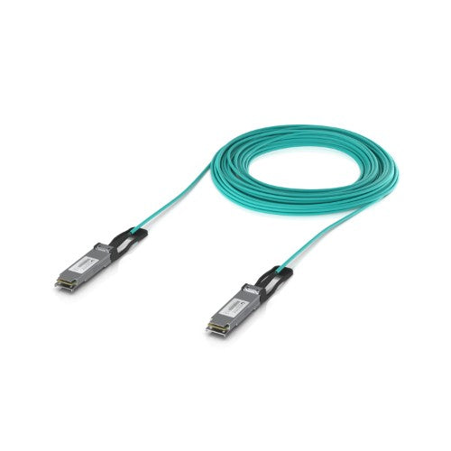 Ubiquiti UACC-AOC-QSFP28-30M InfiniBand/fibre optic cable Aqua colour