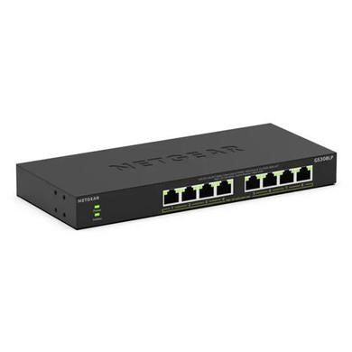 NETGEAR GS308LP Unmanaged Gigabit Ethernet (10/100/1000) Power over Ethernet (PoE) Desktop Black