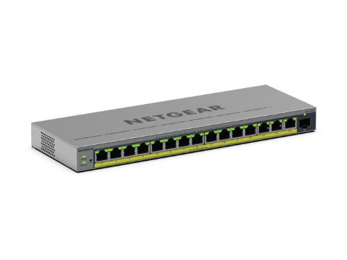 NETGEAR GS116EPP Managed L2/L3 Gigabit Ethernet (10/100/1000) Power over Ethernet (PoE) Grey
