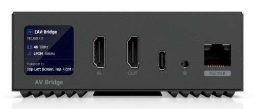 Ubiquiti Enterprise Audio/Video Bridge AV transmitter & transceiver Black
