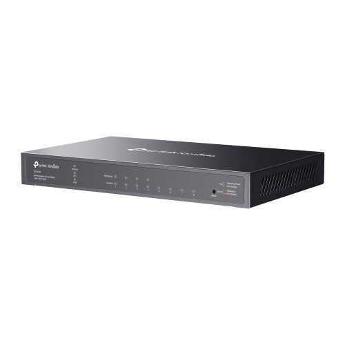 TP-Link Omada TL-SG2008P Managed L2/L2+ Gigabit Ethernet (10/100/1000) Power over Ethernet (PoE) Black