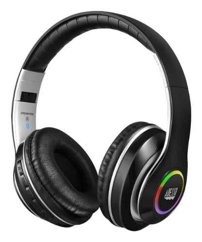 Adesso Xtream P500 Headset Wired & Wireless Head-band Calls/Music Bluetooth Black, Silver