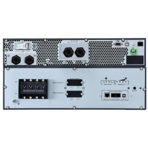 APC Easy UPS On-Line, 6kVA/6kW, Lithium-ion, Rack/Tower 5U, 230V, 1 Hard wire (1P+N+E) outlet, Intelligent Card Slot, Extended runtime, W/ rail kit