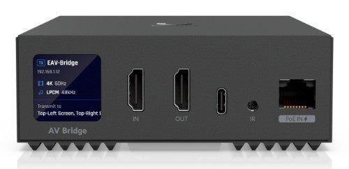 Ubiquiti Enterprise Audio/Video Bridge AV transmitter & transceiver Black