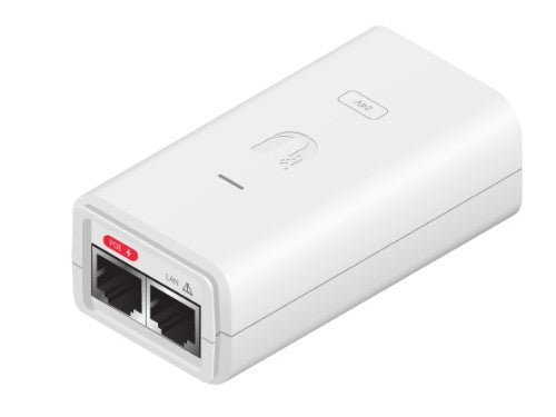 Ubiquiti POE-24-12W-G-WH PoE adapter Gigabit Ethernet 24 V