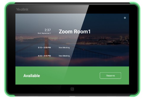 Yealink RoomPanel for Microsoft Teams