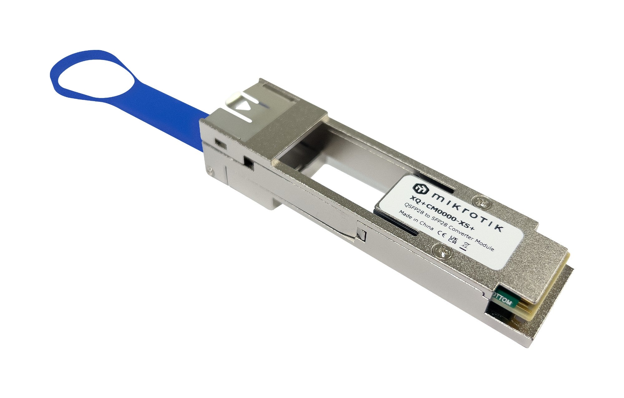 Mikrotik XQ+CM0000-XS+ fibre optic adapter QSFP 1 pc(s) Silver