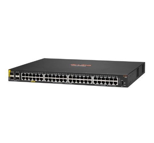 HPE Aruba Networking 6100 48G Class4 PoE 4SFP+ 370W Managed L3 Gigabit Ethernet (10/100/1000) Power over Ethernet (PoE) 1U Black
