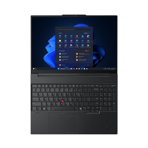 Lenovo ThinkPad E16 Gen 3 (Intel) Copilot+ PC Intel Core Ultra 5 226V Laptop 40.6 cm (16") WUXGA 16 GB LPDDR5x-SDRAM 512 GB SSD Wi-Fi 6E (802.11ax) Windows 11 Pro German Black