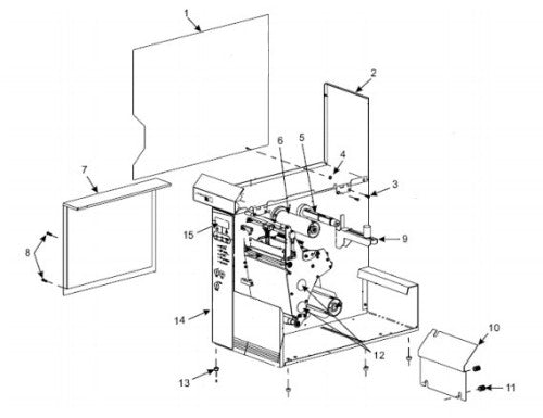 Zebra G32043M printer kit