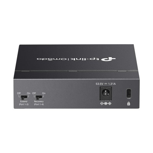 TP-Link Omada DS105GP network switch Unmanaged Gigabit Ethernet (10/100/1000) Power over Ethernet (PoE) Black