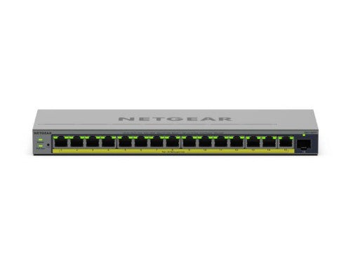 NETGEAR GS116EPP Managed L2/L3 Gigabit Ethernet (10/100/1000) Power over Ethernet (PoE) Grey